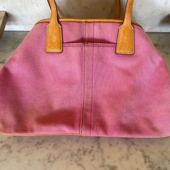 COACH Hampton 10th Anniversary Kisslock Tote Purse - Picture 12 of 17